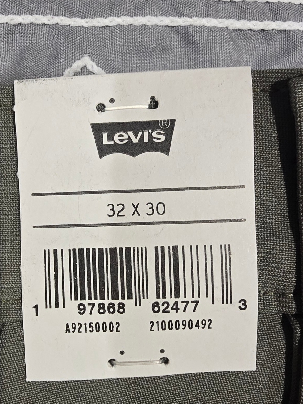 Levis Mens XX Chino Standard Tech Pants Size 32x30 - Picture 5 of 10